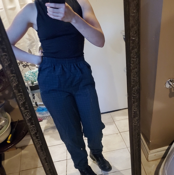 1980's Vintage Plaid Pants - Picture 1 of 2